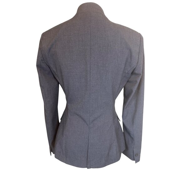 2/$30 ZARA Size 2 Basic Collection Blazer Jacket Dark Navy/Gray - Picture 8 of 14